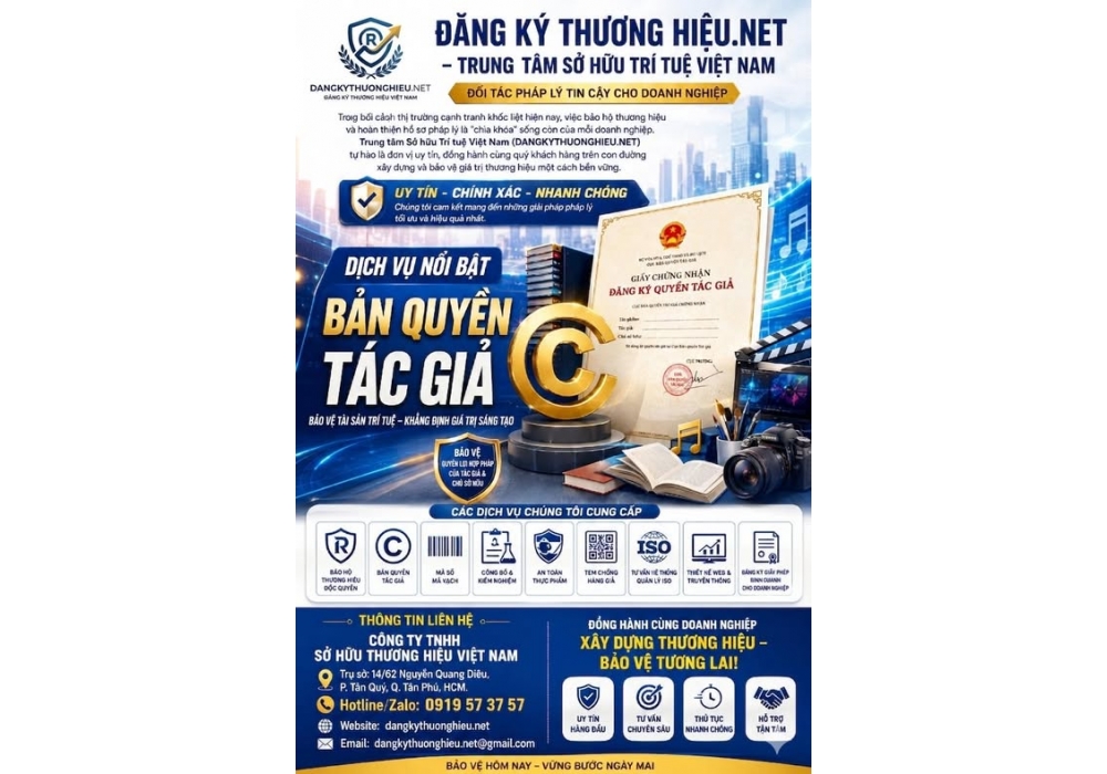 Đăng ký bản quyền tác giả: bảo vệ tài sản trí tuệ – khẳng định giá trị sáng tạo!